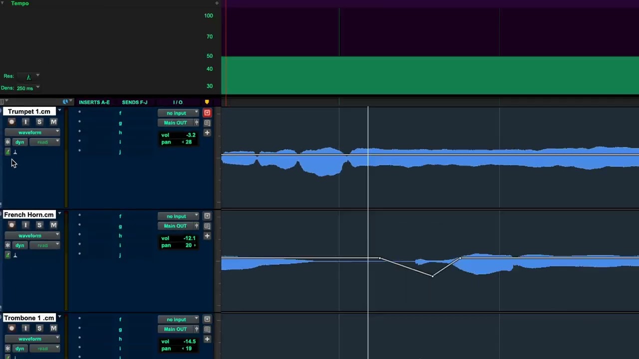 Pro Tools 110 Exercise 5 Tutorial: Track and Clip Processing Workflows
