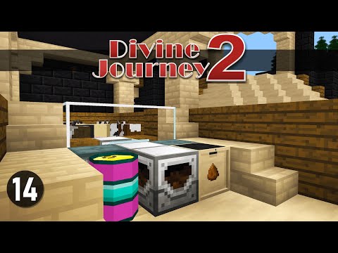 Divine Journey 2: Ep14 - Pink Slime & Industrial Foregoing! Modded Minecraft