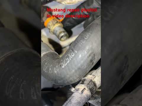 Heater core hose line replacement tip