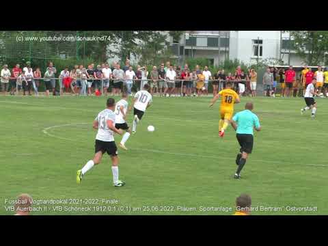 VfB Auerbach II - VfB Schöneck 1912 0:1 (0:1), Vogtlandpokal-Finale am 25.06.2022