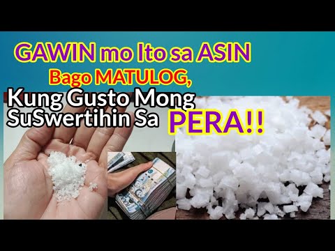 GAWIN ito BAGO MATULOG Ng Ikaw ay LaGING SWERTE Sa PERA!