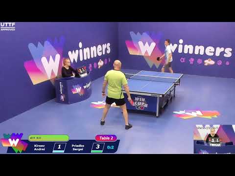 WINners CUP table 2  18.10 Kireev Andrei - Priadko Sergei  18:15