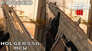 UNLOCKING FORGED ON THE HOLGER 556 & MCW!  - COD MW3 MULTIPLAYER