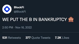 FTX BlockFi Bankruptcy Plans W/ Andrei Jikh