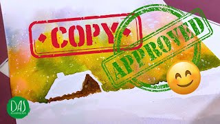 The Case For Copying — Why We All Copy Art — Easy Beginner Friendly Snowy Landscape!
