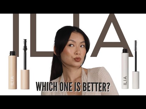 Ilia Fullest Volumizing Mascara vs. Limitless Lash Mascara Review (WEAR TEST)