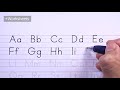 How To Write Letters A Z Learning To Write The Alphabet PRINT Handwriting Practice For Beginners