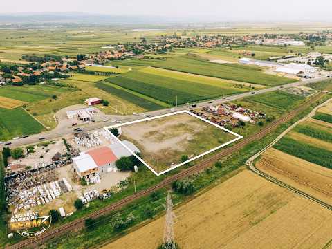 7.000 mp teren industrial premium la DN11, acces TIR, post trafo, Brasov . Sf. Gheorge, Chichis — Video