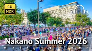 Download lagu Tokyo - Nakano Summer 2026 with Okinawa Eisa Festival Walking Tour [4K/HDR/Binaural] mp3
