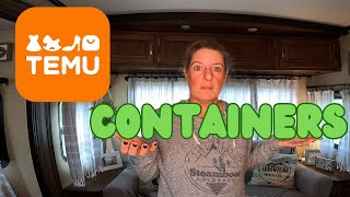 Temu RV Kitchen  Container Haul