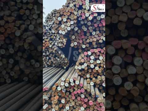 Mild steel metal rods, single piece length: 6 meter