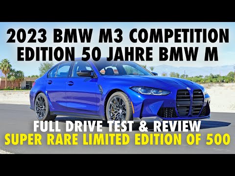 FULL REVIEW - 2023 BMW M3 COMPETITION EDITION 50 JAHRE BMW M  - 1 of 500 MADE