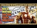 Milos Sarcev -for Jay Cutler TV- how to determine your daily caloric requirement