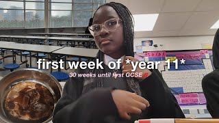🌺a british school vlog: first day of school (year 11)📚 *realistic*