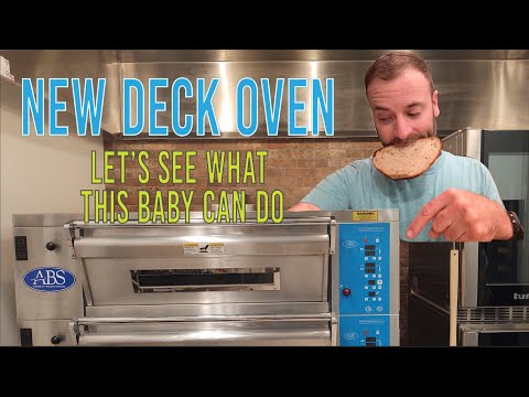 Roger Russel Gas Two Deck Four Tray Baking Specialist Oven  Stone Optional Pizza Oven