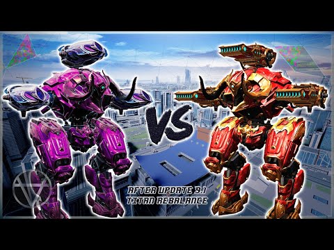 [WR] 🔥 Lunar SQUALL VS Stellar EVORA – Titan Weapon Comparison | War Robots