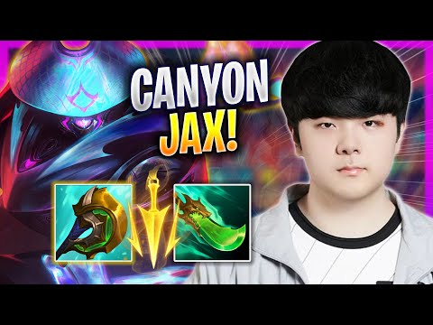 CANYON IS SO CLEAN WITH JAX! - GEN Canyon Plays Jax JUNGLE vs Graves! | Season 2023