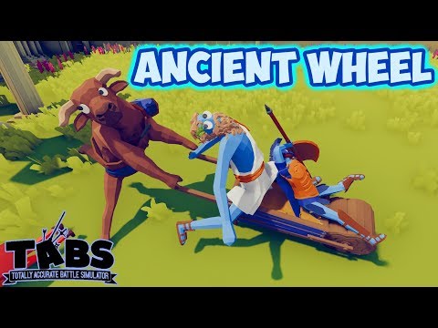 Ancient Wheel(Zeus+Minotaur+Hoplite) vs Every Unit - TABS MODS Unit Possession Update