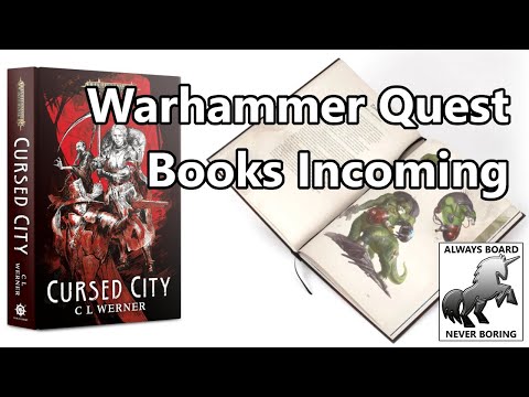 New Warhammer Quest Books & Unique Cursed City Hero Card | Preorders & Forthcoming Releases