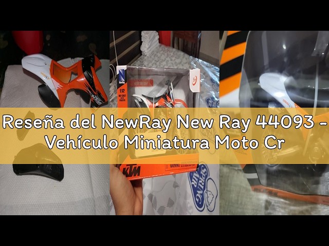 Vídeo relacionado con New Ray 44093 - Vehículo Miniatura Moto Cross KTM 350 SX-F