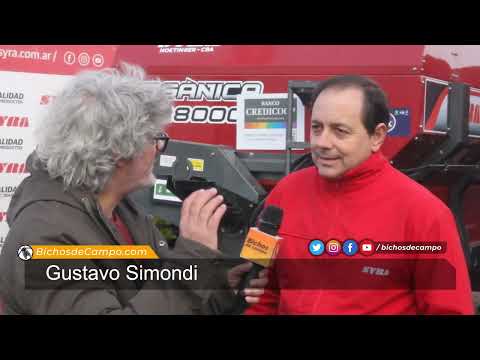 Gustavo Simondi, responsable de la fábrica de fertilizadoras SYRA de Noetinger, Córdoba