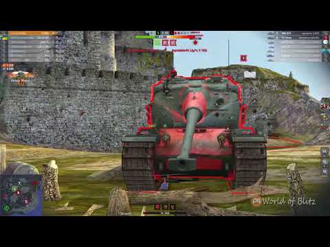 World of Tanks Blitz | T110E5 7.2k damage | AMX 50 B 6.6k damage