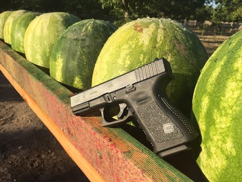 how many WATERMELONs it takes to stop a bullet?