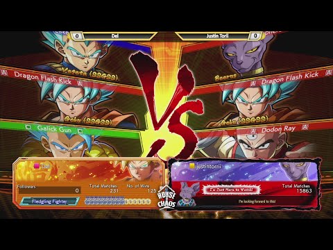 DBFZ - COM 60 - Del vs Justin Torri [ Great Fun Set lol ]