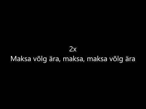 5MIINUST x TIGRAN x 372 - Võlg LYRICS