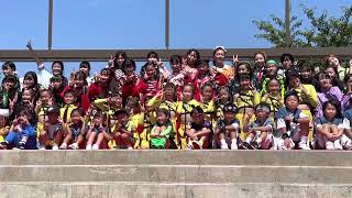 集合写真とシャボン玉