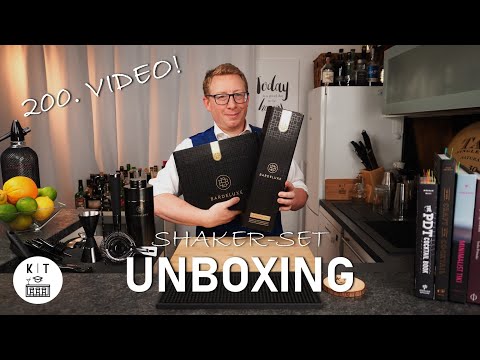 Unboxing & Review Bar-Deluxe Beginner Shaker Set for the Home Bar (200th Video)