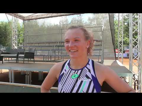 Kateřina Siniaková po výhře nad Lindou Fruhvirtovou ve skupině Mácha Lake Open 2020