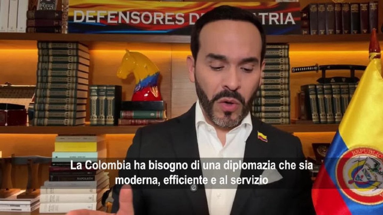 Presidente colombiano De la Espriella: Chiuderemo 14 ambasciate e sospenderemo l'apertura in Pale...