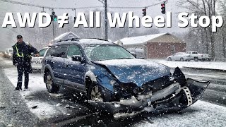 AWD does not mean All Wheel Stop (Subaru Snow fails)