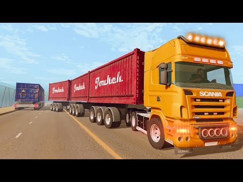 HEAVY TRUCK SIMULATOR 2019 Euro Long Trailer android gameplya [FHD]