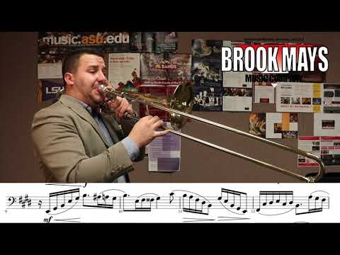 2019-2020 TMEA All-State Trombone Etude #2