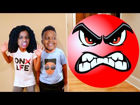 GIANT RED BALL vs Shiloh and Shasha!  - Onyx Kids