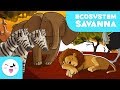 Animals Of The Savanna Learning Ecosystems For Kids