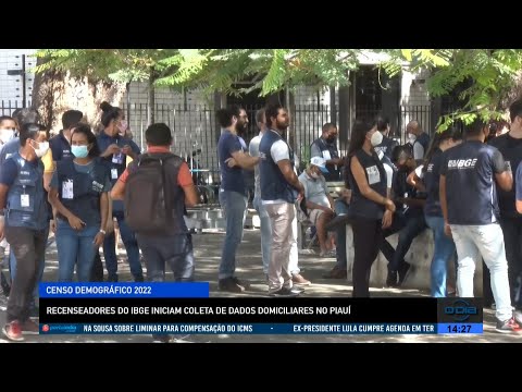 Recenseadores do IBGE iniciam coleta de dados domiciliares no Piauí 01 08 2022