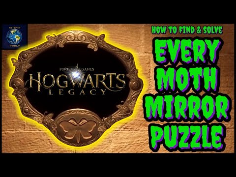 Hogwarts Legacy - How To Find and Solve Every Moth Mirror Puzzle