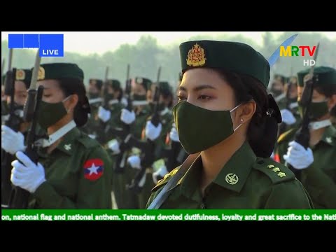 76th Myanmar military Armed Force Day parade 2021