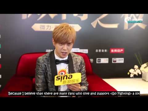 ENGSUB 170116 Show Luo Sina Interview   Questions about Go Fighting and Yixing cut