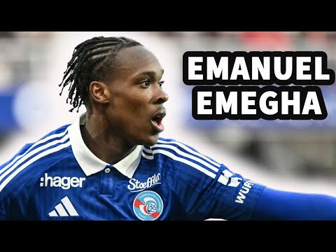 Emanuel Emegha - Highlights, Skills, Goals, Speed, Assists, Dribbles - Racing Club Strasbourg - 2025