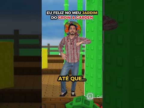 ☠️ Eu tava feliz no meu jardim do Grow a Garden do Roblox, até que... #roblox #fyp #growagarden