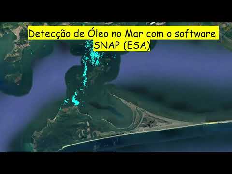 Oil Spill surrounding Restinga de Marambaia- Brazil. Análise de mancha de óleo com o software SNAP