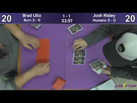Brad Ullo (Burn) vs Josh Risley (Humans) - Sunday Night Modern 12/9/18