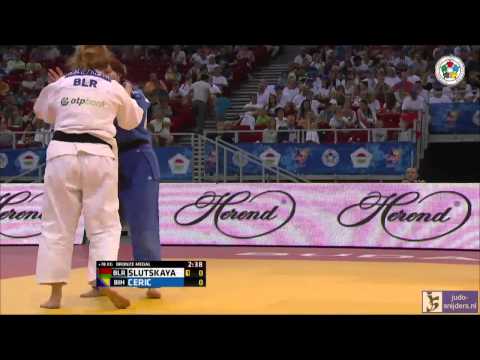 Judo 2014 Grand Prix Budapest: Slutskaya (BLR) - Ceric (BIH) [+78kg] bronze