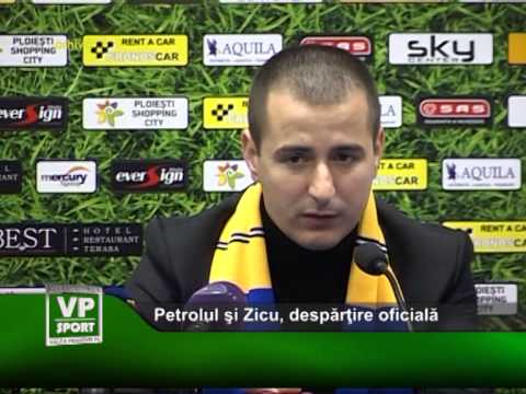 Petrolul si Zicu, despartire oficiala