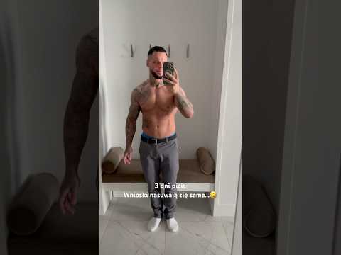 3 dni picia… #nawodnienie #regeneracja #brzuch