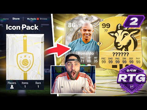 OMG WE PACK THE GOAT + ICON PACK!! FC 26 Ultimate Team RTG